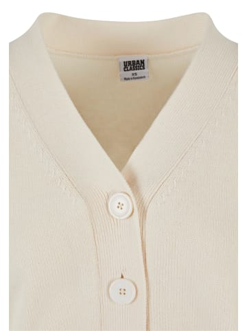 Urban Classics Urban Classics Damen Ladies Rib Cardigan in whitesand