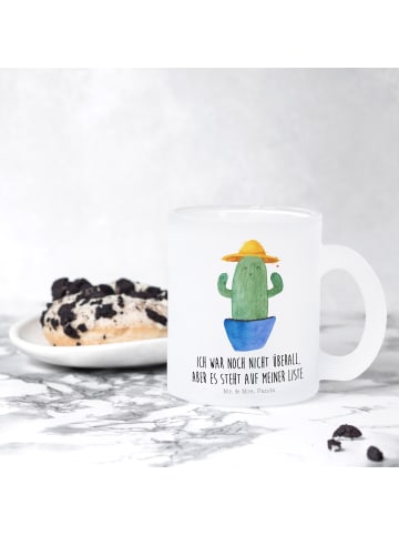 Mr. & Mrs. Panda Tee Tasse Kaktus Hut mit Spruch in Transparent
