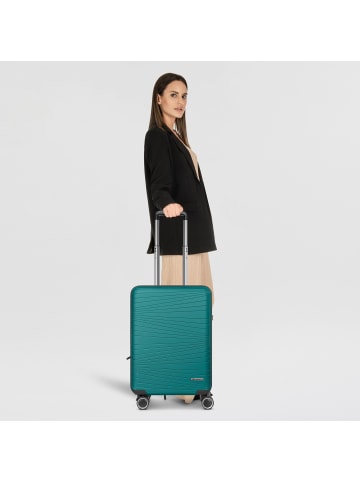 Franky Dallas 3.0 4 Rollen Trolley S 55 cm in turquoise