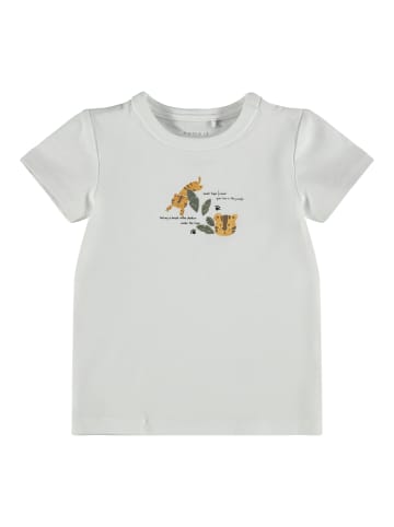 name it T-Shirt mit Tiger Motiv in Weiß