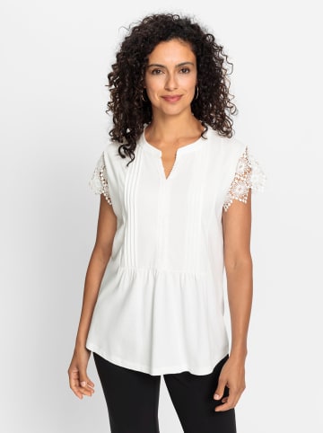 WITT WEIDEN Kurzarmshirt in ecru