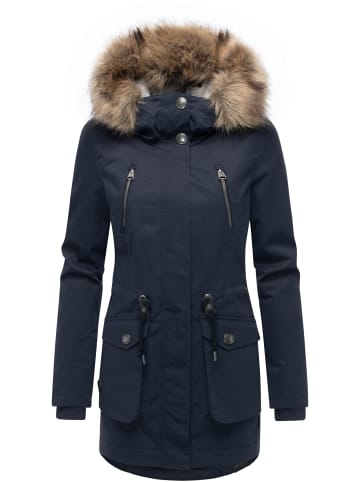 ragwear Kurzmantel Ellsa B YOUMODO in Navy