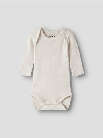 name it 3er Pack Langarmbodys NBMBODY 3P LS FOX in shadow