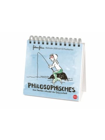 Heye Kalender Kalender - Helme Heine: Philosophisches Premium-Postkartenkalender 2026