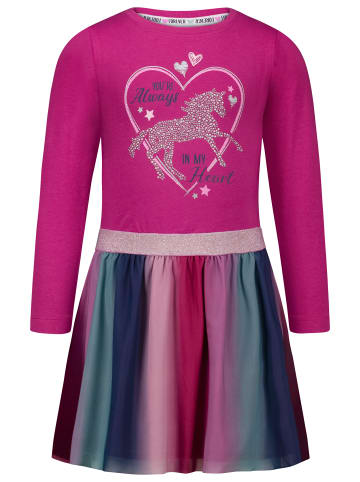 Salt and Pepper  Jerseykleid in fuchsia