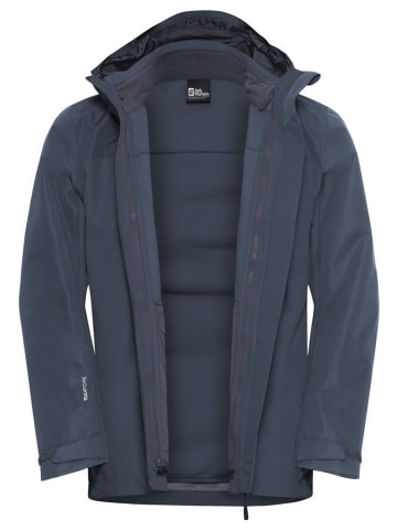 Jack Wolfskin Kombijacke in blau