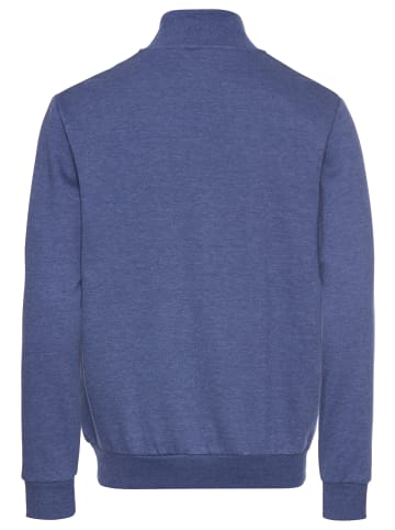 Man's World Sweatjacke in blau-melange