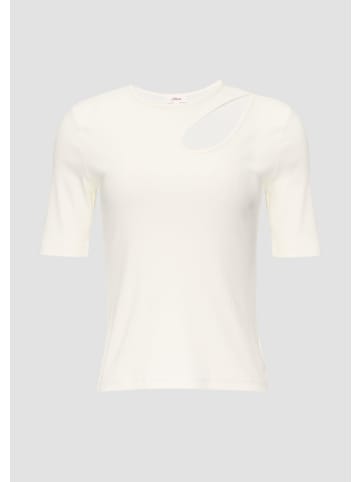 s.Oliver T-Shirt in 0210_ecru