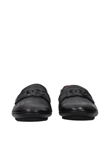 Dolce & Gabbana Schwarz Leder Slip-On Loafer