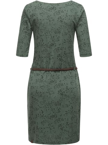 ragwear Jerseykleid Tannya Flowery in Pine Green