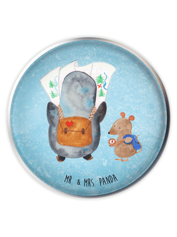 Mr. & Mrs. Panda stopfen waschbecken Pinguin & Maus Wanderer ohn... in Eisblau