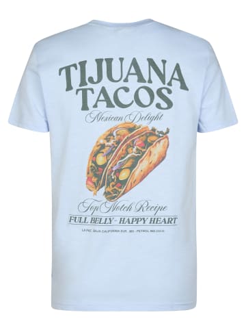 Petrol Industries T-Shirt mit Rückenprint Tijuana in Blau