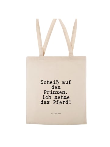 Mr. & Mrs. Panda Tragetasche Problem auf den Prinzen.... mit Spruch in Creme