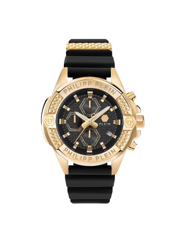 Philipp Plein Armbanduhr THE SKULL in schwarz-gold