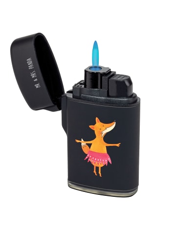 Mr. & Mrs. Panda Feuerzeug Fuchs Ballerina ohne Spruch in Schwarz