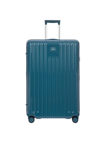BRIC`s Positano 4 Rollen Trolley 82 cm mit Dehnfalte sea