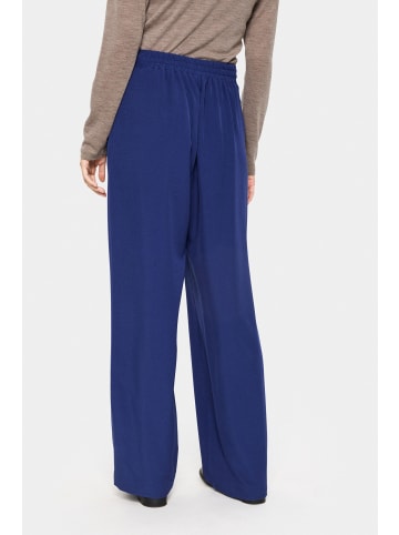 SAINT TROPEZ Casual Hose CelestSZ Gerade Passform in Midnight Sail
