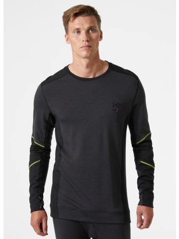 Helly Hansen Longsleeve "Lifa Merino Crewneck" in Schwarz