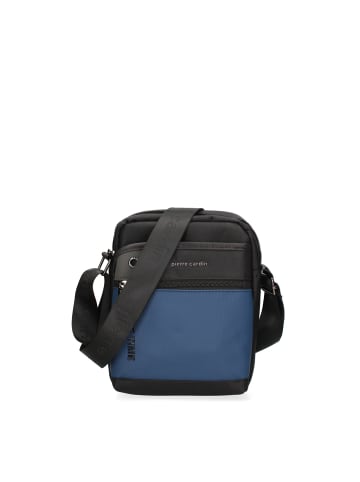 Pierre Cardin Umhängetasche in BLACK AND BLUE