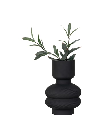 House Nordic Vase Schwarz Rund 15x22 cm