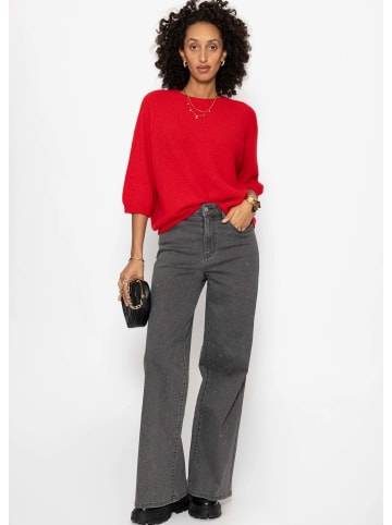 SASSYCLASSY Strickoberteil in Rot