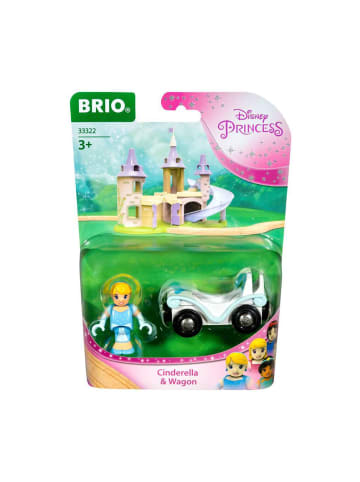 Brio Kreativität BRIO Disney Princess Cinderella mit Waggon Ab 3 Jahre in bunt