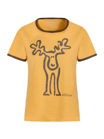 elkline T-Shirt Rudolfine in golden sunset - darkstone