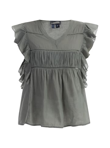 DreiMaster Vintage Damen Blusenshirt in Oliv
