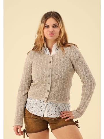 OS-Trachten Strickjacke Borida in ecrue