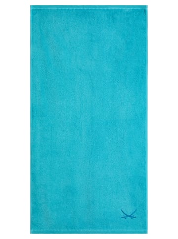 Sansibar 2er Handtuch-Set „Frottier-Kollektion Classic“, 50x100 cm in Türkis