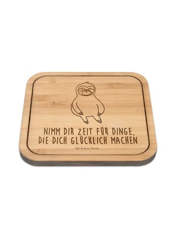 Mr. & Mrs. Panda Ostergeschenk Faultier Zufrieden mit Spruch in Transparent
