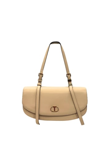 Twinset Beige Gelb PU Damen Umhänge-