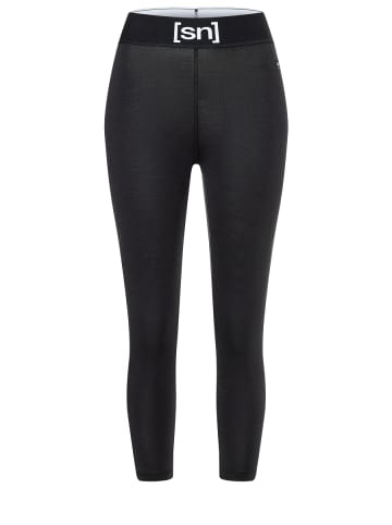 super.natural Merino Unterhose W TUNDRA175 TIGHT 3/4 in schwarz