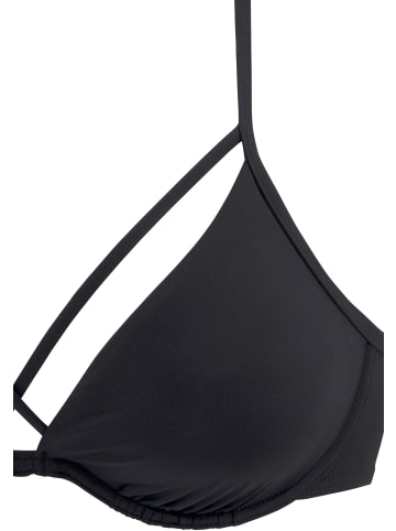 LASCANA Bügel-Bikini-Top in schwarz