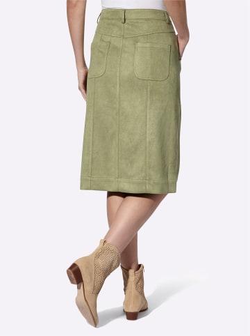 WITT WEIDEN Lederimitatrock in schilf