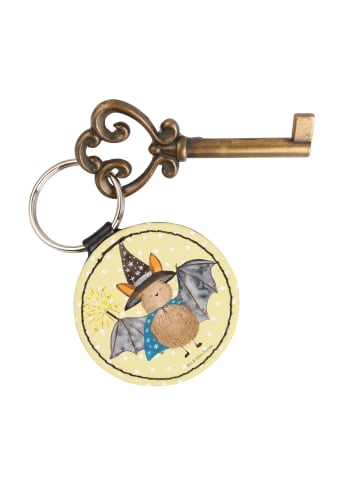 Mr. & Mrs. Panda Anhänger Fledermaus Zauberer ohne Spruch in Gelb Pastell