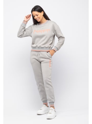 Tom Barron Trainingsanzug Tom Barron Tracksuit With Fashion Print in GRAU