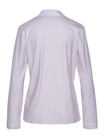 s.Oliver Pyjamaoberteil in bordeaux-gestreift