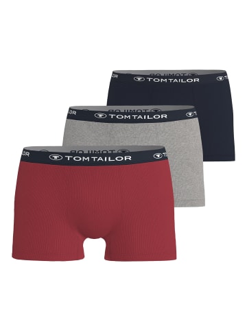 Tom Tailor Pants  3Er Pack Buffer in rot-mittel-uni