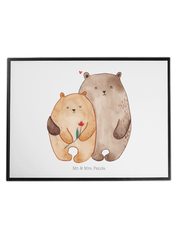 Mr. & Mrs. Panda Bastelunterlage Bären Liebe ohne Spruch in Weiß