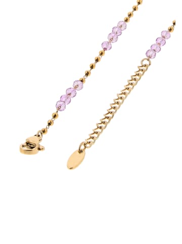 IZIA Women Bracelet in Gold Lilac