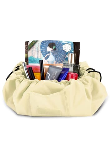Intirilife One Step Kulturbeutel mit Kordel in CASHEW BEIGE