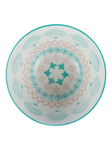 Butlers Schale ORNAMENTS 6er-Set in Grün / Pink
