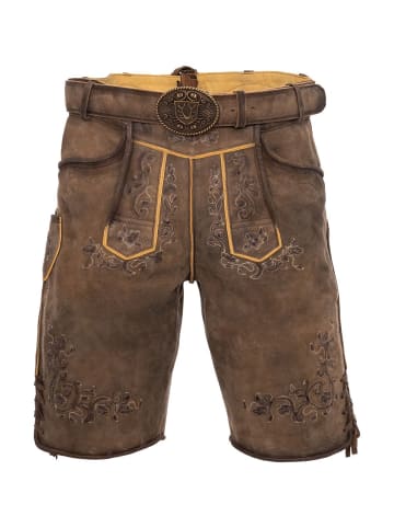 KRÜGER Lederhose 961267 in braun