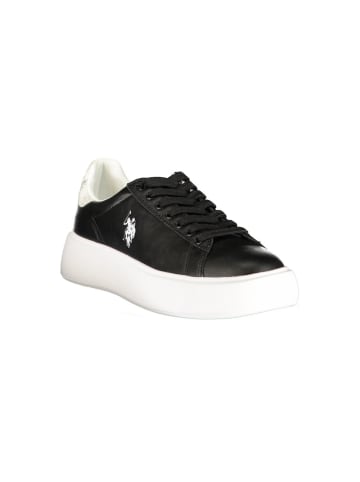 U.S. Polo Assn. Schwarz Damen Sneaker aus Polyurethan