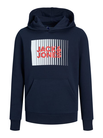 JACK & JONES Junior Kapuzensweatshirt in navy blazer