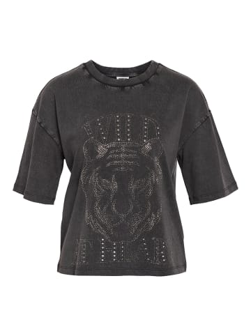 Noisy may T-Shirt in Charcoal Gray 1