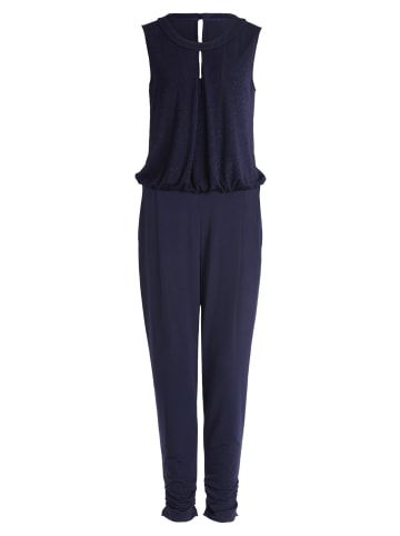 Vera Mont Jumpsuit im Glitzer-Look in Patch Dark Blue/Dark Blue