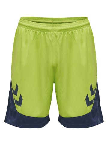 Hummel Hummel Shorts Hmllead Fußball Herren Schnelltrocknend in LIME PUNCH