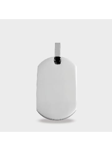 Adeliás Unisex Anhänger – Gravuranhänger aus Edelstahl in silber